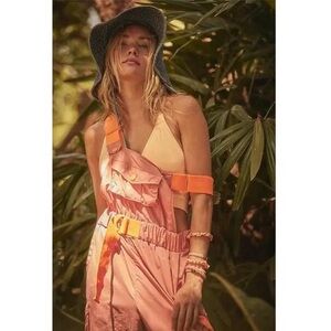 Free People Movement Morning Meadow Overall Matte Rose